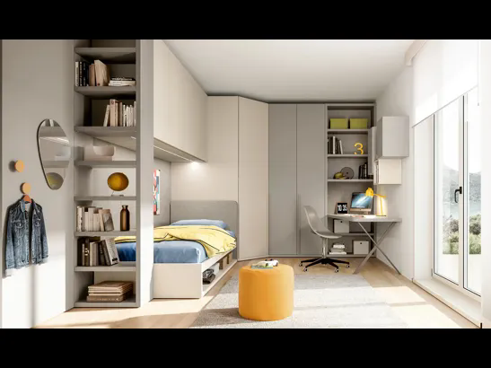 Cameretta a ponte Layout 02B di Doimo Cityline