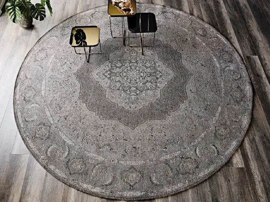 Tappeto rotondo Chennai grigio di Cattelan Italia