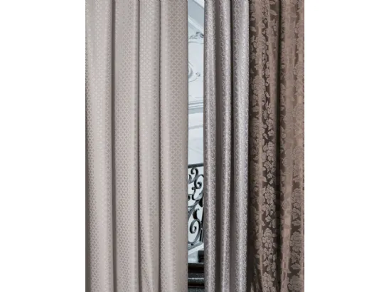 Tenda damascata in raso Maison di Acro Texture