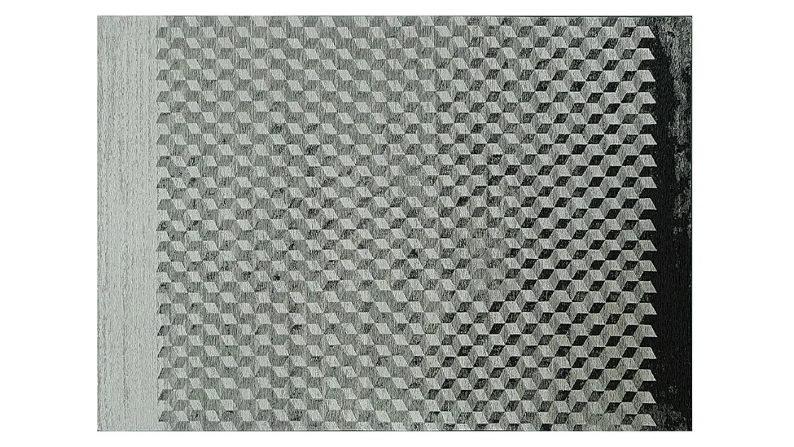 Tappeto Rubik in tessuto di cotone e ciniglia di Cattelan Italia