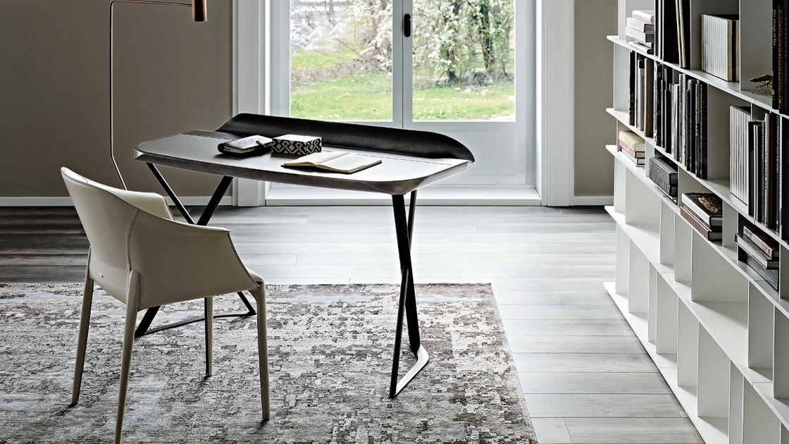 Scrittoio Cocoon Leather di Cattelan Italia