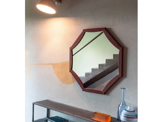 Specchio Sunflower con cornice in Rovere di Devina Nais