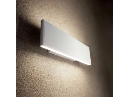 Lampada da parete Desk in alluminio verniciato Bianco di Ideal Lux