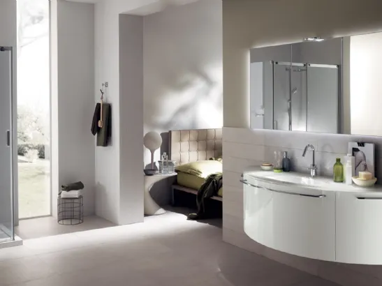 Mobile da Bagno Aquo in laccato lucido Bianco di Scavolini Bathrooms