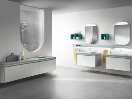Mobile da Bagno Dandy Plus Laccato Opaco Bianco Prestige di Scavolini Bathrooms