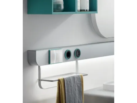 Accessorio da Bagno Dandy Plus Task Bar Alluminio di Scavolini Bathrooms