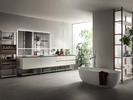 Mobile da Bagno Formalia Laccato Opaco Bianco di Scavolini Bathrooms