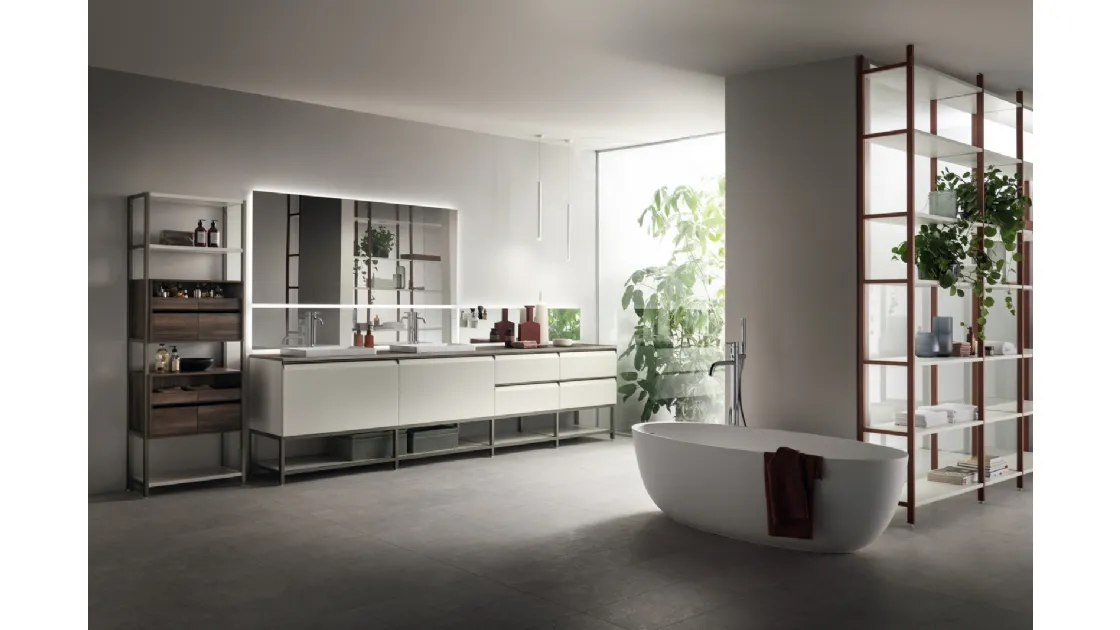 Mobile da Bagno Formalia Laccato Opaco Bianco di Scavolini Bathrooms