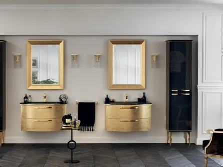 Mobile da Bagno Magnifica con finitura Foglia Oro di Scavolini Bathrooms