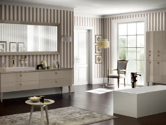 Mobile da Bagno Magnifica in laccato lucido Visone di Scavolini Bathrooms