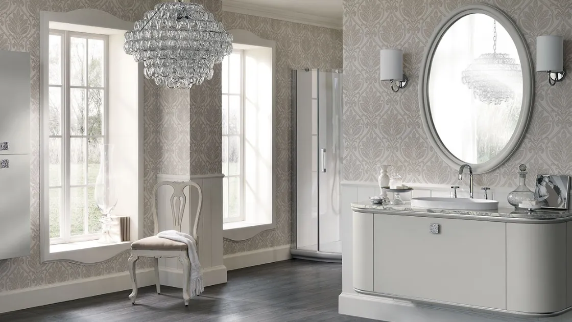 Mobile da Bagno Magnifica in laccato opaco Grigio Airone di Scavolini Bathrooms