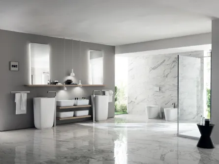 Mobile da Bagno Qi Lavabi Monoblocco di Scavolini Bathrooms