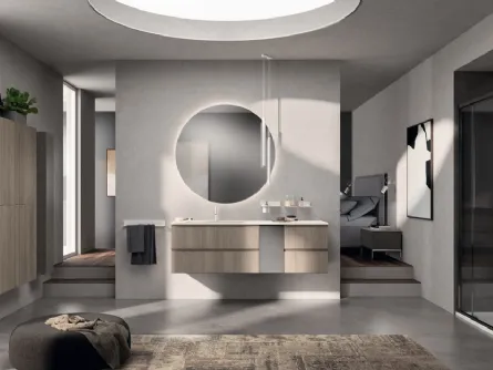 Mobile da Bagno Rivo Decorativo Noche Bancha di Scavolini Bathrooms