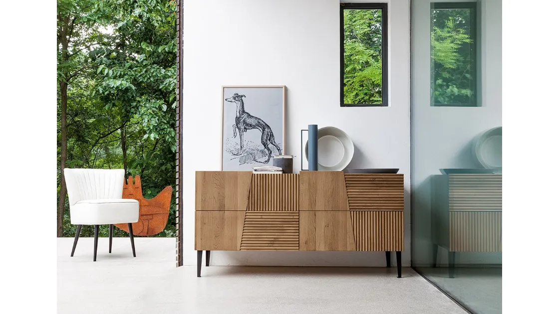 Comò Design in Rovere massello di Devina Nais