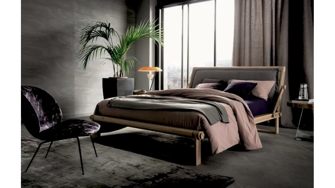 Letto con testiera reclinabile Tecno di Alta Corte