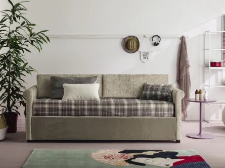 Daybed singolo in tessuto Camelia Mod 32 di Twils