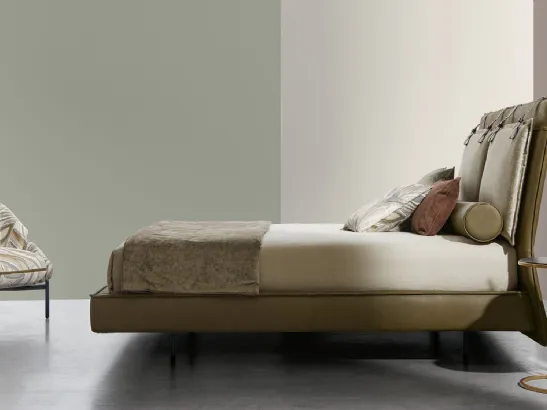 Letto in tessuto con contenitore A-Box di Twils