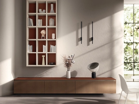 Libreria Living Mira Cottage di Scavolini