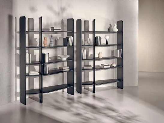 Libreria Nook in legno di Noce Americano di Nature Design