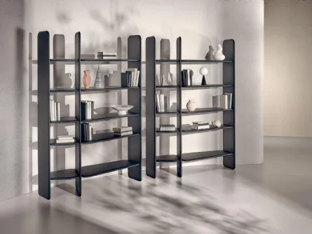 Libreria Nook in legno di frassino nero di Nature Design