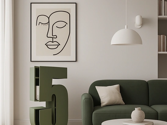 Libreria Numero Contenitore di Voltan