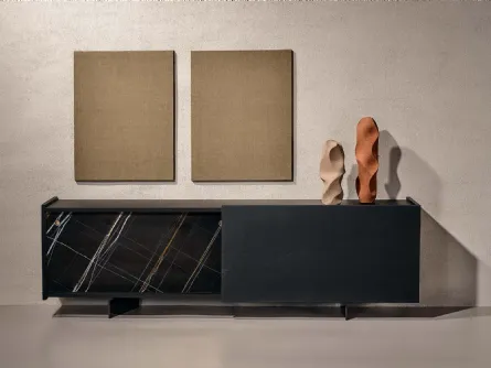 Madia Duefacce in ceramica e legno di Nature Design