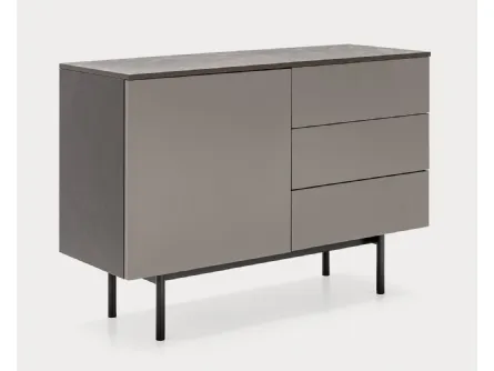 Madia in laccato opaco con top in nobilitato pietra piasentina Made CB6101 1 di Connubia