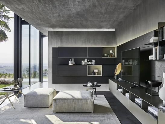 Parete Attrezzata Domino Boiserie 06 di Sangiacomo