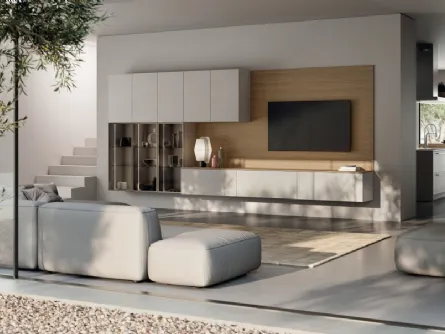 Parete Attrezzata Moda Living 01 di Scavolini