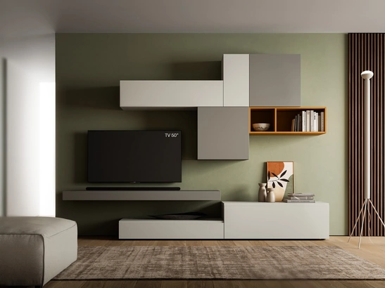 Parete Attrezzata Pratico PTG411 di SantaLucia