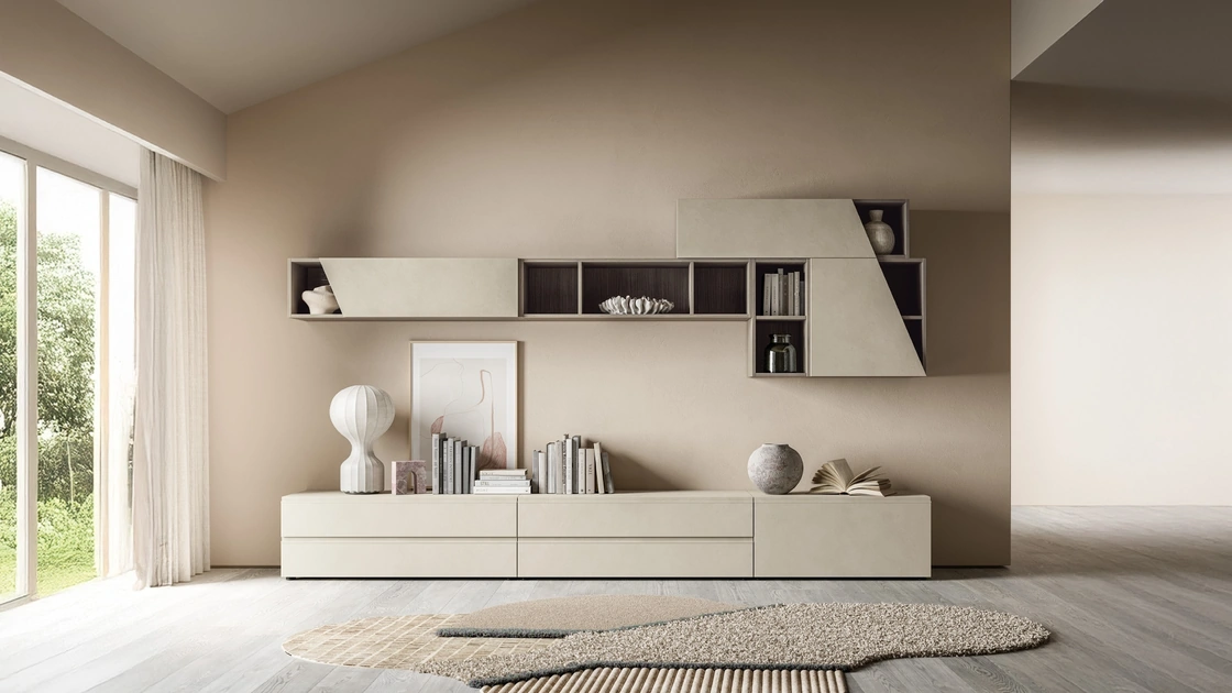 Parete Attrezzata Pratico PTG421 di SantaLucia