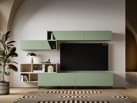 Parete Attrezzata Pratico PTG424 di SantaLucia