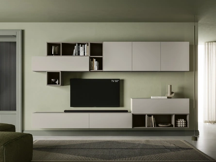 Parete Attrezzata Pratico PTG438 di SantaLucia