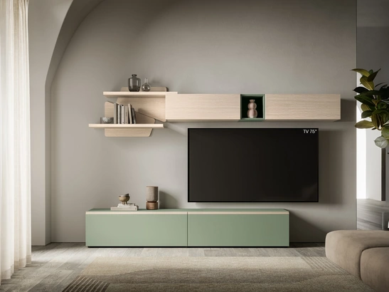 Parete Attrezzata Pratico PTG440 di SantaLucia