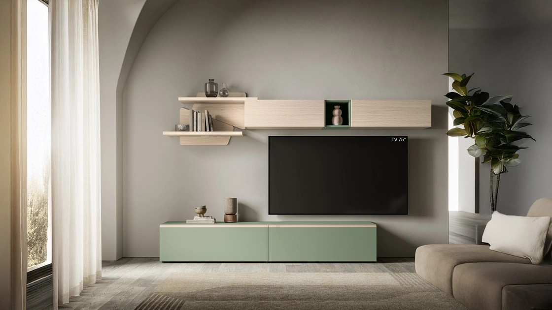 Parete Attrezzata Pratico PTG440 di SantaLucia