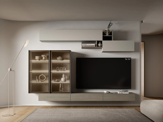 Parete Attrezzata Pratico PTG441 di SantaLucia