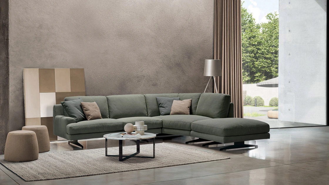 Divano angolare Oxford Top di Rosini Divani