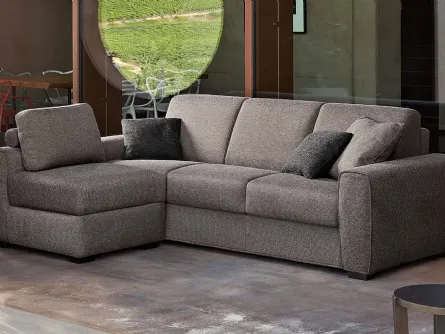 Divno letto angolare in tessuto SIRMIONE STANDARD di Rosini Divani 