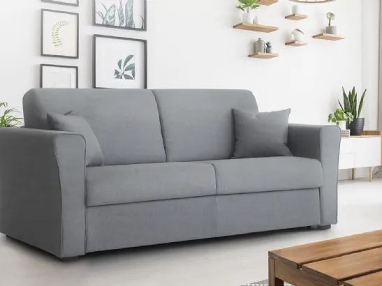 Divano letto in tessuto grigio Rubino di Aerre