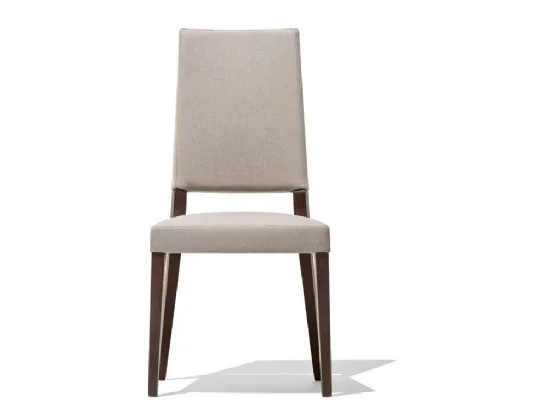 Sedia in tessuto con struttura in legno Sandy di Connubia