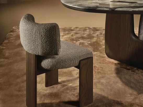 Sedia Trine in tessuto imbottito di Nature Design