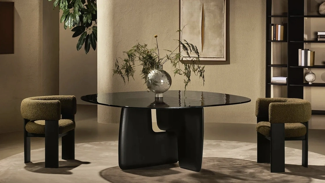 Tavolo Balance Glass di Nature Design