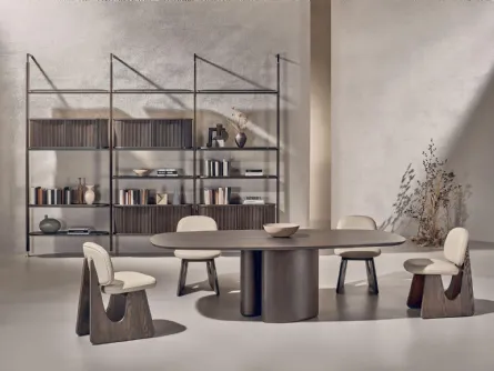 Tavolo Tide con top in frassino di Nature Design