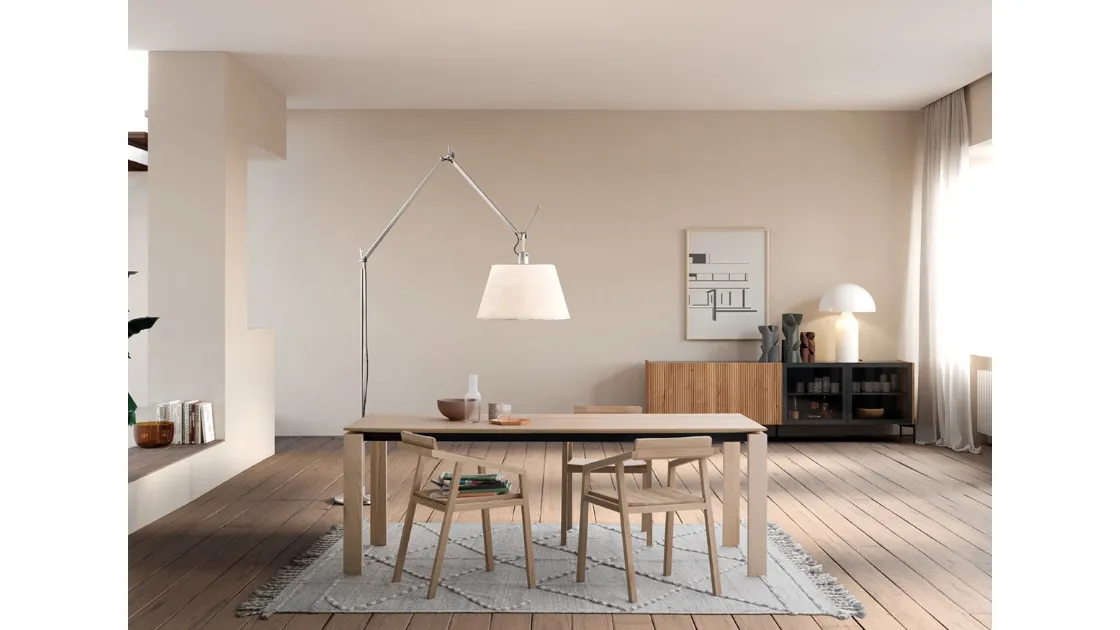Tavolo allungabile Vogue in Rovere massello di Devina Nais