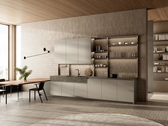 Cucina Design con penisola One 05 di Ernestomeda