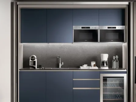 Cucina Moderna Boxi Blu Moon di Scavolini