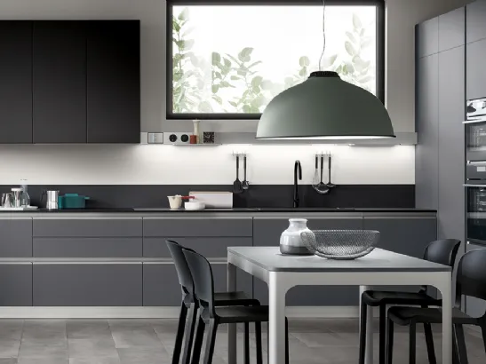 Cucina Moderna Dandy Plus Grigio Bromo di Scavolini