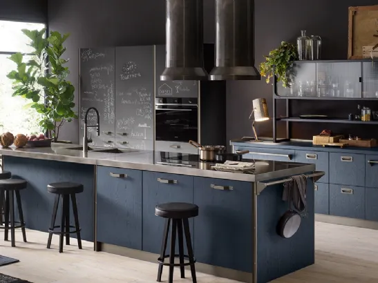 Cucina Moderna Diesel get Together Kitchen in Blue di Scavolini