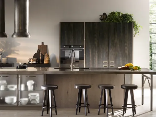 Cucina Moderna Diesel get Together Soft Industrial Style di Scavolini