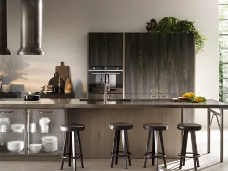 Cucina Moderna Diesel get Together Soft Industrial Style di Scavolini